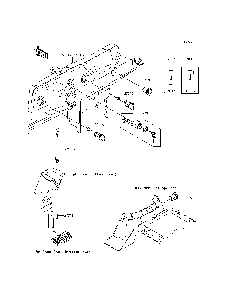 Ignition Switch Diagram and Parts List for KRF800DFF 2015 Kawasaki Lawn Tractor Accessories