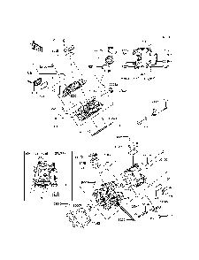 Cylinder Head Diagram and Parts List for KRF800CFF 2015 Kawasaki Lawn Tractor Accessories