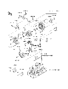 Generator Diagram and Parts List for KAF950B7F 2007 & Prior Kawasaki Lawn Tractor Accessories