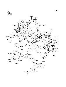 Part Location Diagram of 92153-0871 Kawasaki Bolt, 10x70