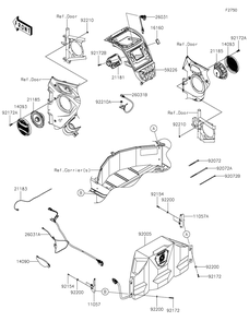 Other Diagram and Parts List for KRF1000CMFNN 2021 Kawasaki Lawn Tractor Accessories
