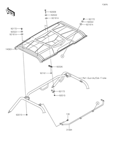 Part Location Diagram of 130CA0814 Kawasaki Bolt-Flanged, 8x14