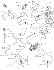 Part Location Diagram of 130CA1025 Kawasaki Bolt-Flanged