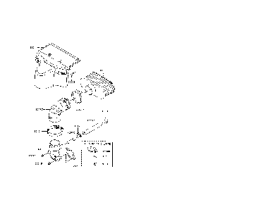 Air-filter/muffler Diagram and Parts List for FR651V-AS07  Kawasaki Engine