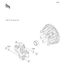 Optional Parts Diagram and Parts List for KAF820BGF 2016 Kawasaki Lawn Tractor Accessories