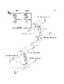 Shock Absorber Diagram and Parts List for KAF950B7F 2007 & Prior Kawasaki Lawn Tractor Accessories