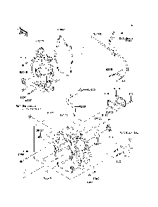 Crankcase Diagram and Parts List for KAF620E7F 2007 & Prior Kawasaki Lawn Tractor Accessories