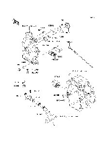 Oil Pump/Oil Filter Diagram and Parts List for KAF620PDF 2013 Kawasaki Lawn Tractor Accessories