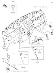 Part Location Diagram of 27005-0625 Kawasaki Switch-Assembly-Ignition