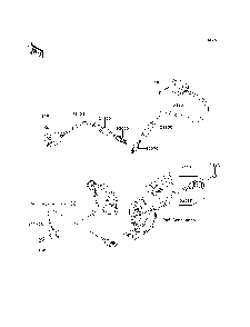 Ignition System Diagram and Parts List for KRF750RDF 2013 Kawasaki Lawn Tractor Accessories