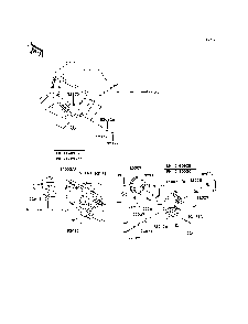 Headlight Diagram and Parts List for KRT800BEF 2014 Kawasaki Lawn Tractor Accessories