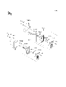 Taillight Diagram and Parts List for KRF750SCSA 2012 Kawasaki Lawn Tractor Accessories