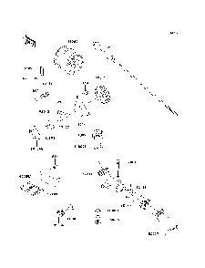 Oil Pump/Oil Filter Diagram and Parts List for KAF620H7F 2007 & Prior Kawasaki Lawn Tractor Accessories