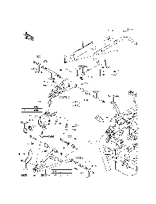 Front Suspension Diagram and Parts List for KRT800BFF 2015 Kawasaki Lawn Tractor Accessories