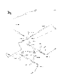 Brake Piping Diagram and Parts List for KAF950C7F 2007 & Prior Kawasaki Lawn Tractor Accessories