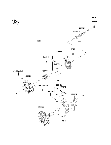 Drive Converter Diagram and Parts List for KAF400C7F 2007 & Prior Kawasaki Lawn Tractor Accessories