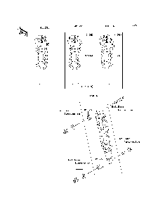 Shock Absorber Diagram and Parts List for KAF620K7F 2007 & Prior Kawasaki Lawn Tractor Accessories