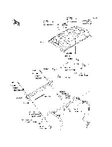 Cowling Diagram and Parts List for KRF750VBF 2011 Kawasaki Lawn Tractor Accessories