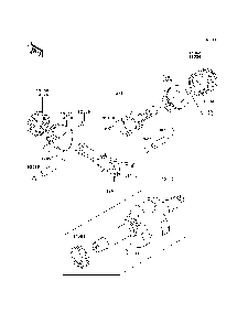 Crankshaft/Piston Diagram and Parts List for KAF620PDF 2013 Kawasaki Lawn Tractor Accessories