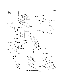 Brake Pedal/Throttle Lever Diagram and Parts List for KAF620MDF 2013 Kawasaki Lawn Tractor Accessories