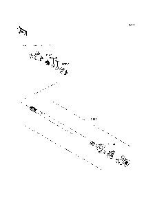 Drive Shaft 1 Diagram and Parts List for KRT800BEF 2014 Kawasaki Lawn Tractor Accessories