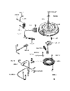 Electric-equipment Diagram and Parts List for FR730V-DS04  Kawasaki Engine