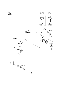 Ignition Switch Diagram and Parts List for KAF400C7F 2007 & Prior Kawasaki Lawn Tractor Accessories