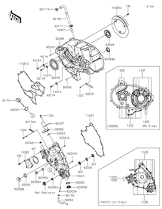Part Location Diagram of 132BA0650 Kawasaki Bolt-Flanged-Small