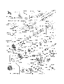 Drive Shaft-Front Diagram and Parts List for KRF750RDF 2013 Kawasaki Lawn Tractor Accessories
