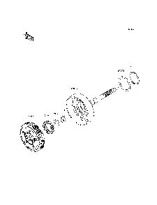 Clutch Diagram and Parts List for KRF800DFF 2015 Kawasaki Lawn Tractor Accessories