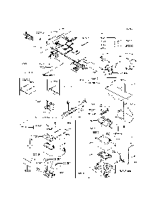 Chassis Electrical Equipment Diagram and Parts List for KRT800DFF 2015 Kawasaki Lawn Tractor Accessories