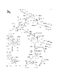 Shift Lever Diagram and Parts List for KAF620E7F 2007 & Prior Kawasaki Lawn Tractor Accessories