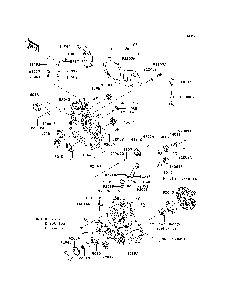 Gear Box Diagram and Parts List for KAF400B7F 2007 & Prior Kawasaki Lawn Tractor Accessories