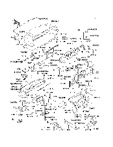 Frame Fittings Diagram and Parts List for KAF620G7F 2007 & Prior Kawasaki Lawn Tractor Accessories