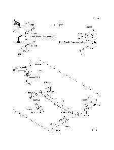 Rear Suspension Diagram and Parts List for KAF620MDF 2013 Kawasaki Lawn Tractor Accessories