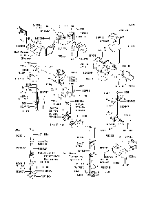 Frame Fittings-Rear Diagram and Parts List for KRF750NCS 2012 Kawasaki Lawn Tractor Accessories