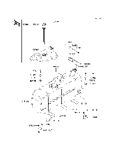 Fuel Tank Diagram and Parts List for KAF620MDF 2013 Kawasaki Lawn Tractor Accessories