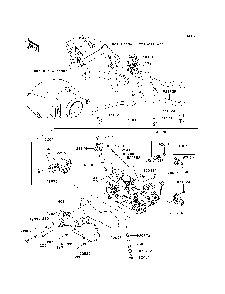 Throttle Diagram and Parts List for KRF750TAF 2010 Kawasaki Lawn Tractor Accessories