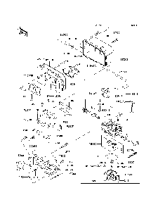Carburetor Diagram and Parts List for KAF620K7F 2007 & Prior Kawasaki Lawn Tractor Accessories