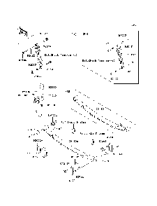 Rear Suspension Diagram and Parts List for KAF950D8F 2008 Kawasaki Lawn Tractor Accessories
