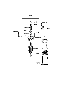 Starter Diagram and Parts List for FR651V-BS31  Kawasaki Engine