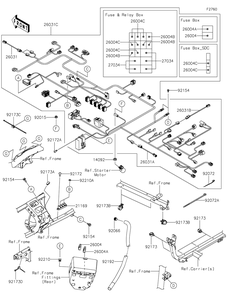 Part Location Diagram of 92173-1578 Kawasaki Clamp