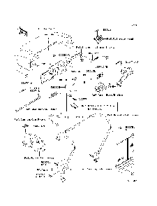 Labels Diagram and Parts List for KAF620J7F 2007 & Prior Kawasaki Lawn Tractor Accessories