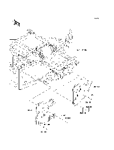 Flap Diagram and Parts List for KRF750RDF 2013 Kawasaki Lawn Tractor Accessories
