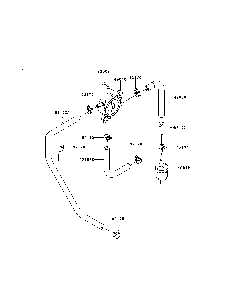 Fuel tank/fuel-valve Diagram and Parts List for FR691V-AS29  Kawasaki Engine