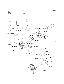 Drive Converter Diagram and Parts List for KRF750VBF 2011 Kawasaki Lawn Tractor Accessories