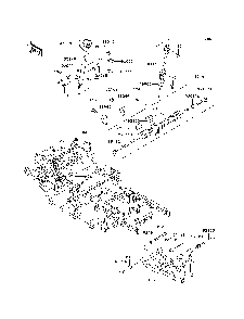 Frame Diagram and Parts List for KAF950C7F 2007 & Prior Kawasaki Lawn Tractor Accessories