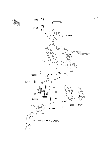 Shift Lever Diagram and Parts List for KRF750TAF 2010 Kawasaki Lawn Tractor Accessories