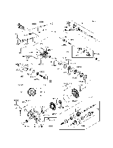 Drive Shaft-Rear Diagram and Parts List for KRT800CFF 2015 Kawasaki Lawn Tractor Accessories