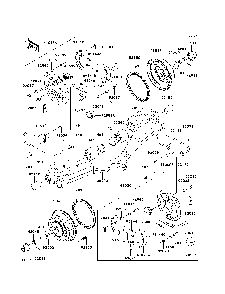 Part Location Diagram of 461F1800 Kawasaki WASHER-SPRING